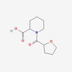 1-(Oxolane-2-carbonyl)piperidine-2-carboxylic acid