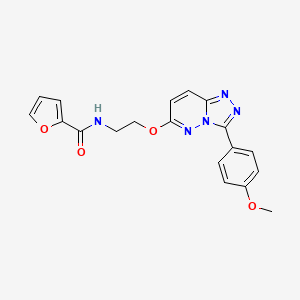 molecular formula C19H17N5O4 B2441189 N-(2-((3-(4-methoxyphenyl)-[1,2,4]triazolo[4,3-b]pyridazin-6-yl)oxy)ethyl)furan-2-carboxamide CAS No. 1021125-20-1