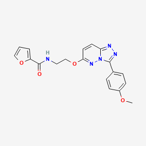 molecular formula C19H17N5O4 B2441189 N-(2-((3-(4-Methoxyphenyl)-[1,2,4]triazolo[4,3-b]pyridazin-6-yl)oxy)ethyl)furan-2-carboxamid CAS No. 1021125-20-1