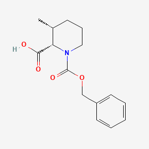 (2S,3R)-3-methyl-1-phenylmethoxycarbonylpiperidine-2-carboxylic acid