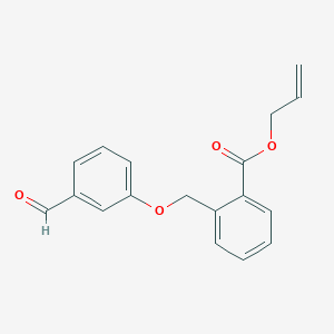 Prop-2-enyl 2-[(3-formylphenoxy)methyl]benzoate