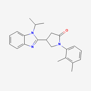 1-(2,3-dimethylphenyl)-4-(1-isopropyl-1H-benzo[d]imidazol-2-yl)pyrrolidin-2-one
