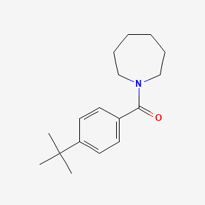 molecular formula C17H25NO B2441215 アゼパン-1-イル(4-tert-ブチルフェニル)メタノン CAS No. 59746-81-5