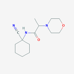 N-(1-cyanocyclohexyl)-2-(morpholin-4-yl)propanamide