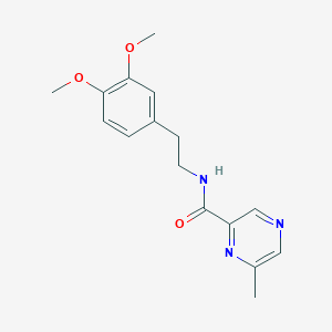 N-[2-(3,4-dimethoxyphenyl)ethyl]-6-methylpyrazine-2-carboxamide