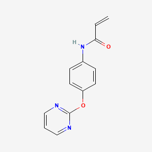 N-(4-Pyrimidin-2-yloxyphenyl)prop-2-enamide
