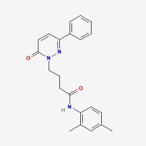 N-(2,4-dimethylphenyl)-4-(6-oxo-3-phenylpyridazin-1(6H)-yl)butanamide