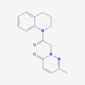 2-(2-(3,4-dihydroquinolin-1(2H)-yl)-2-oxoethyl)-6-methylpyridazin-3(2H)-one