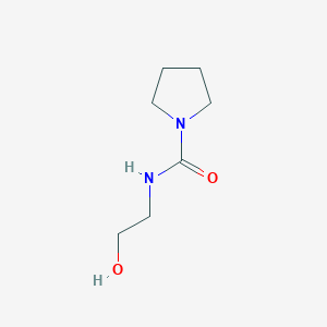 molecular formula C7H14N2O2 B2441362 N-(2-hydroxyethyl)pyrrolidine-1-carboxamide CAS No. 1478581-05-3