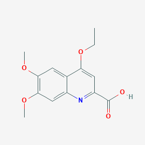 4-Ethoxy-6,7-dimethoxyquinoline-2-carboxylic acid