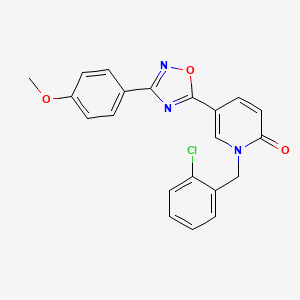 1-(2-chlorobenzyl)-5-(3-(4-methoxyphenyl)-1,2,4-oxadiazol-5-yl)pyridin-2(1H)-one