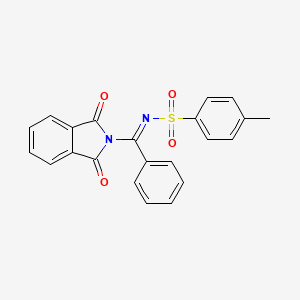 (E)-N-((1,3-dioxoisoindolin-2-yl)(phenyl)methylene)-4-methylbenzenesulfonamide