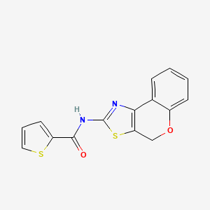 molecular formula C15H10N2O2S2 B2441403 N-(4H-chromeno[4,3-d]thiazol-2-yl)thiophene-2-carboxamide CAS No. 681157-86-8