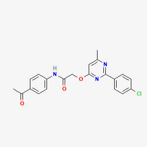 molecular formula C21H18ClN3O3 B2441429 N-(5-chloro-2,4-dimethoxyphenyl)-1-(4-fluorophenyl)-2,5-dioxo-1,2,5,6,7,8-hexahydroquinoline-3-carboxamide CAS No. 1251597-64-4