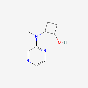 2-[Methyl(pyrazin-2-yl)amino]cyclobutan-1-ol