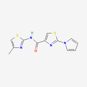 N-(4-methylthiazol-2-yl)-2-(1H-pyrrol-1-yl)thiazole-4-carboxamide
