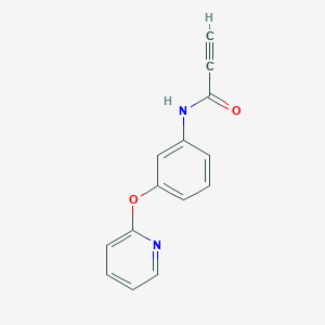 N-(3-Pyridin-2-yloxyphenyl)prop-2-ynamide