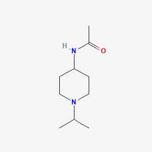 molecular formula C10H20N2O B2441465 N-[1-(propan-2-yl)piperidin-4-yl]acetamide CAS No. 1030576-14-7