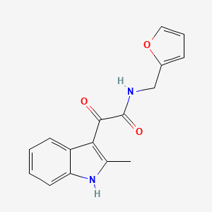 N-(furan-2-ylmethyl)-2-(2-methyl-1H-indol-3-yl)-2-oxoacetamide