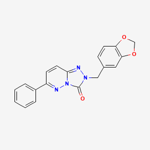 2-(benzo[d][1,3]dioxol-5-ylmethyl)-6-phenyl-[1,2,4]triazolo[4,3-b]pyridazin-3(2H)-one