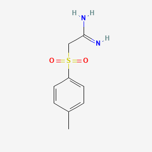 molecular formula C9H12N2O2S B2441499 Tosyl-acetamidine CAS No. 1378322-19-0