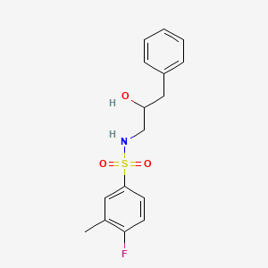 4-fluoro-N-(2-hydroxy-3-phenylpropyl)-3-methylbenzenesulfonamide
