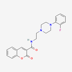 N-(2-(4-(2-fluorophenyl)piperazin-1-yl)ethyl)-2-oxo-2H-chromene-3-carboxamide