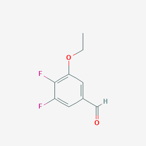 molecular formula C9H8F2O2 B2441531 3-Ethoxy-4,5-difluorobenzaldehyde CAS No. 883535-90-8