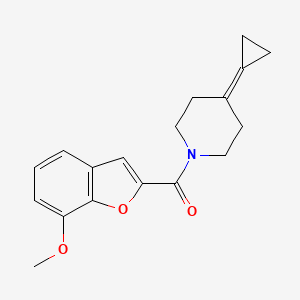 (4-Cyclopropylidenepiperidin-1-yl)(7-methoxybenzofuran-2-yl)methanone
