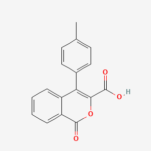 4-(4-methylphenyl)-1-oxo-1H-isochromene-3-carboxylic acid