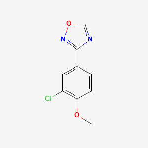 3-(3-Chloro-4-methoxyphenyl)-1,2,4-oxadiazole