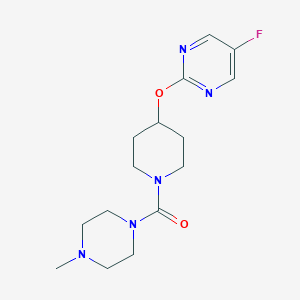 [4-(5-Fluoropyrimidin-2-yl)oxypiperidin-1-yl]-(4-methylpiperazin-1-yl)methanone