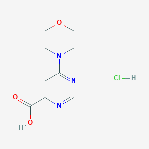 6-Morpholinopyrimidine-4-carboxylic acid hydrochloride