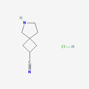 6-Azaspiro[3.4]octane-2-carbonitrile hcl