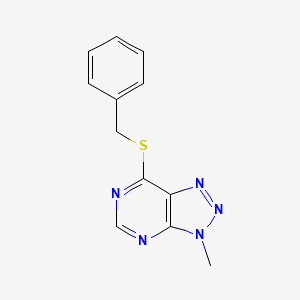 7-(benzylthio)-3-methyl-3H-[1,2,3]triazolo[4,5-d]pyrimidine