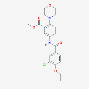 Methyl 5-[(3-chloro-4-ethoxybenzoyl)amino]-2-(4-morpholinyl)benzoate