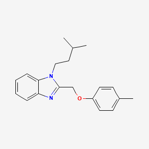 1-isopentyl-2-((p-tolyloxy)methyl)-1H-benzo[d]imidazole