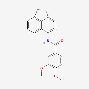 molecular formula C21H19NO3 B2441695 N-(1,2-dihydroacenaphthylen-5-yl)-3,4-dimethoxybenzamide CAS No. 329903-25-5