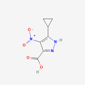 5-Cyclopropyl-4-nitro-1H-pyrazole-3-carboxylic acid