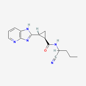 (1R,2S)-N-(1-Cyanobutyl)-2-(1H-imidazo[4,5-b]pyridin-2-yl)cyclopropane-1-carboxamide