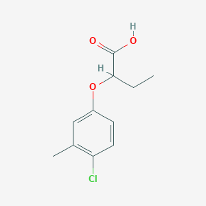 molecular formula C11H13ClO3 B2441742 2-(4-Chloro-3-methylphenoxy)butanoic acid CAS No. 869947-14-8