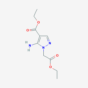 ethyl 5-amino-1-(2-ethoxy-2-oxoethyl)-1H-pyrazole-4-carboxylate