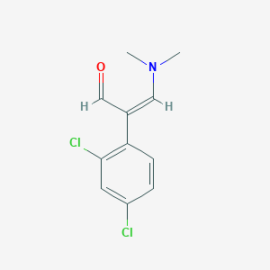 molecular formula C11H11Cl2NO B2441813 (Z)-2-(2,4-dichlorophenyl)-3-(dimethylamino)-2-propenal CAS No. 103824-10-8
