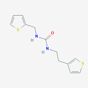 molecular formula C12H14N2OS2 B2441817 1-(Thiophen-2-ylmethyl)-3-(2-(thiophen-3-yl)ethyl)urea CAS No. 1251696-88-4