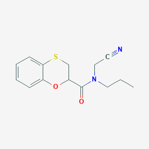 N-(cyanomethyl)-N-propyl-2,3-dihydro-1,4-benzoxathiine-2-carboxamide