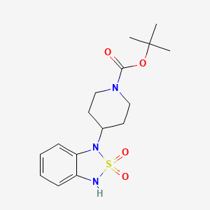 4-(2,2-Dioxo-2,3-dihydro-2l6-benzo[1,2,5]thiadiazol-1-yl)-piperidine-1-carboxylic acid tert-butyl ester
