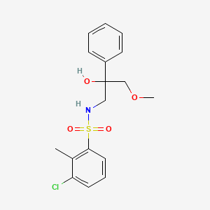 molecular formula C17H20ClNO4S B2441842 3-chloro-N-(2-hydroxy-3-methoxy-2-phenylpropyl)-2-methylbenzenesulfonamide CAS No. 2034567-76-3