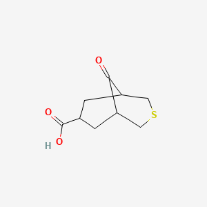9-Oxo-3-thiabicyclo[3.3.1]nonane-7-carboxylic acid
