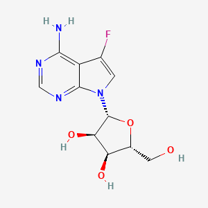 (2R,3R,4S,5R)-2-(4-Amino-5-fluoro-7H-pyrrolo[2,3-d]pyrimidin-7-yl)-5-(hydroxymethyl)tetrahydrofuran-3,4-diol