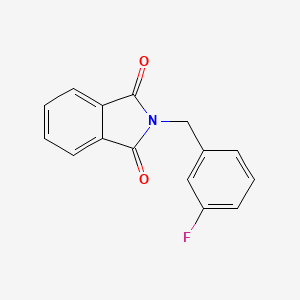 2-[(3-Fluorophenyl)methyl]isoindole-1,3-dione